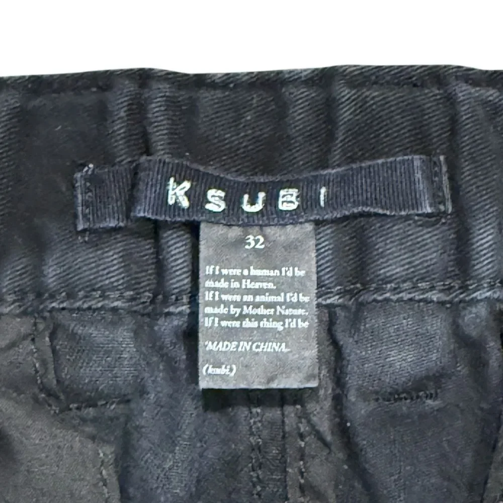 Ksubi Sid Pant Black Men's Sz 32